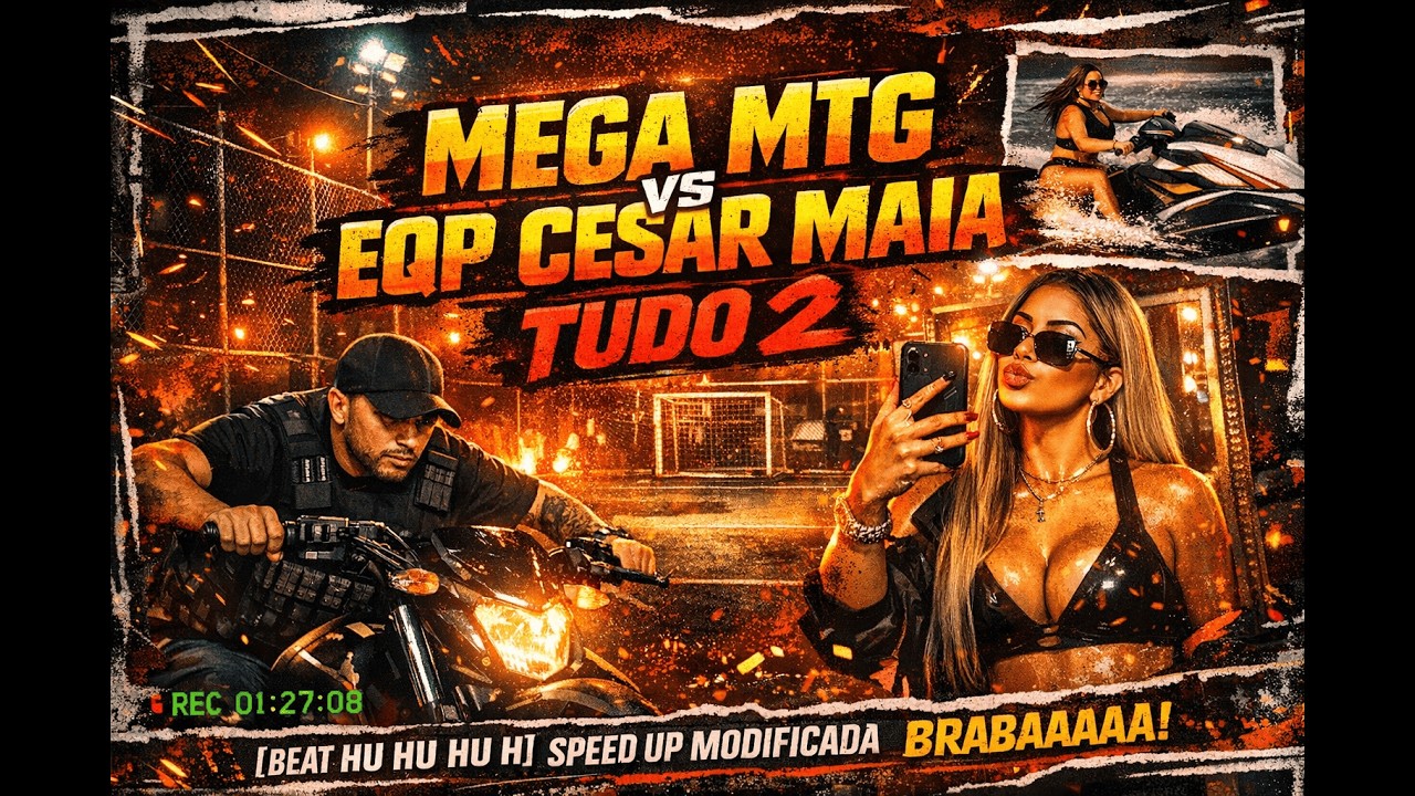 MEGA MTG VS EQP CESAR MAIA TUDO 2[ BEAT HU HU HU ] SPEED UP MODIFICADA BRABAAAAA