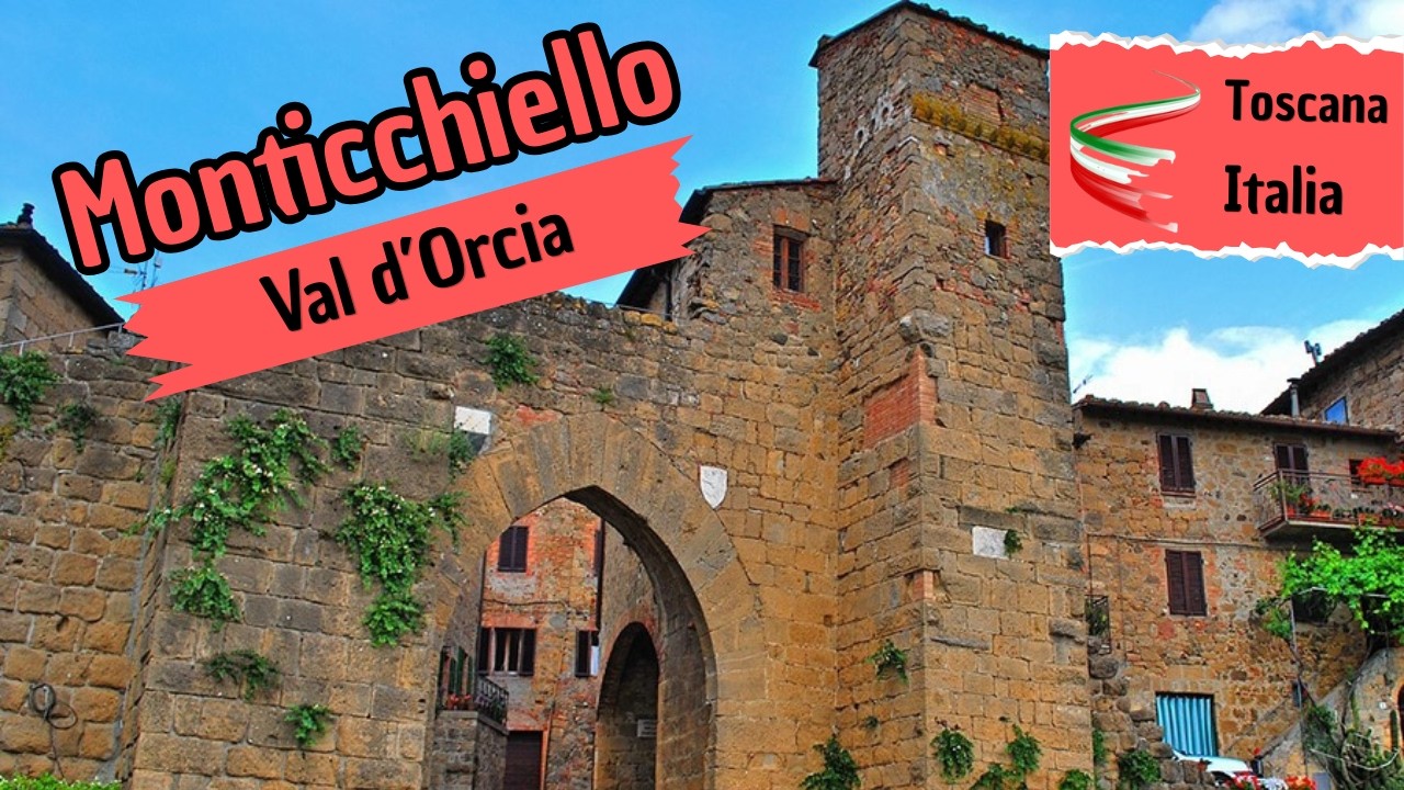 Monticchiello in Val d&rsquo;Orcia borgo medievale e panorami della Toscana