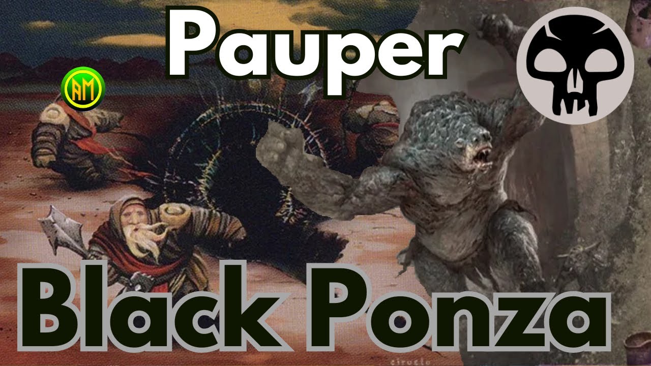 🆕Nuovo Deck Pauper ▶️ Black Ponza ⚫🧟‍♂️💢 Spacca Terre e Rianimare [MTG ITALIA🇮🇹]
