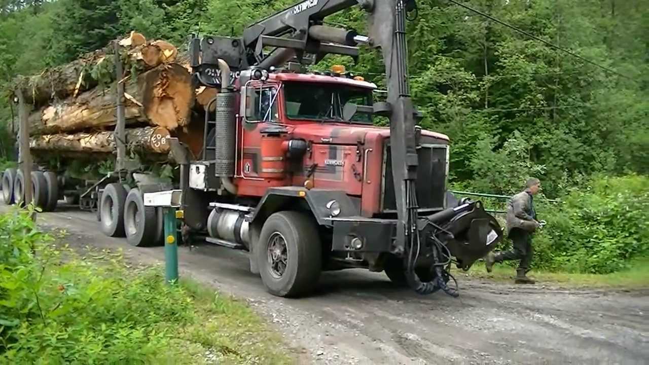 Kenworth C500 Self Loading Logging Truck  part 3