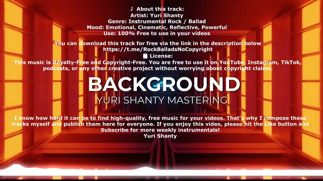 🎸 Background | Royalty Free Rock Ballad | Yuri Shanty