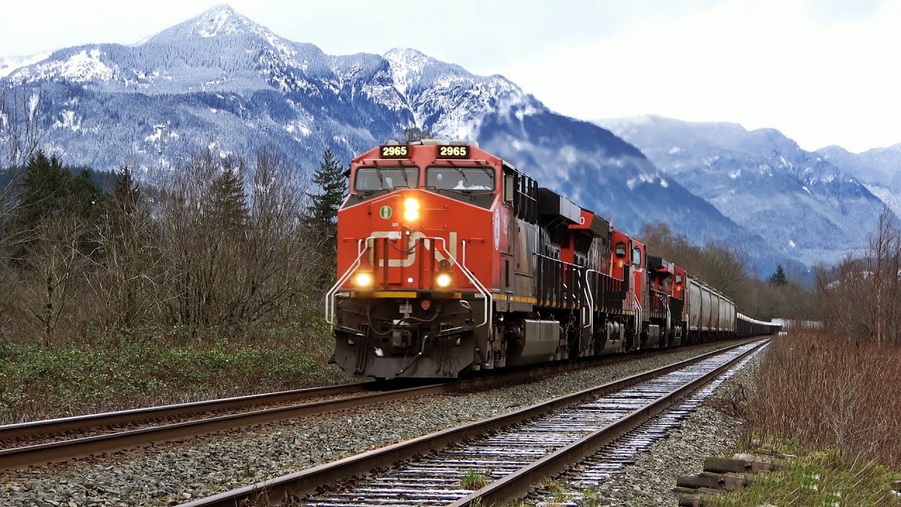 Busy Canadian Rails, Huge Trains, EMD Action, Railroad Signals, Waterfalls, Bald Eagles, and More