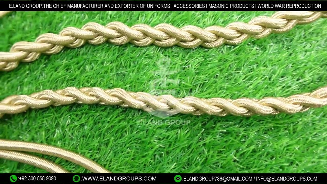 Military Shoulder Metallic Cord, Tactical military shoulder cord, Shoulder Cord Wholesale