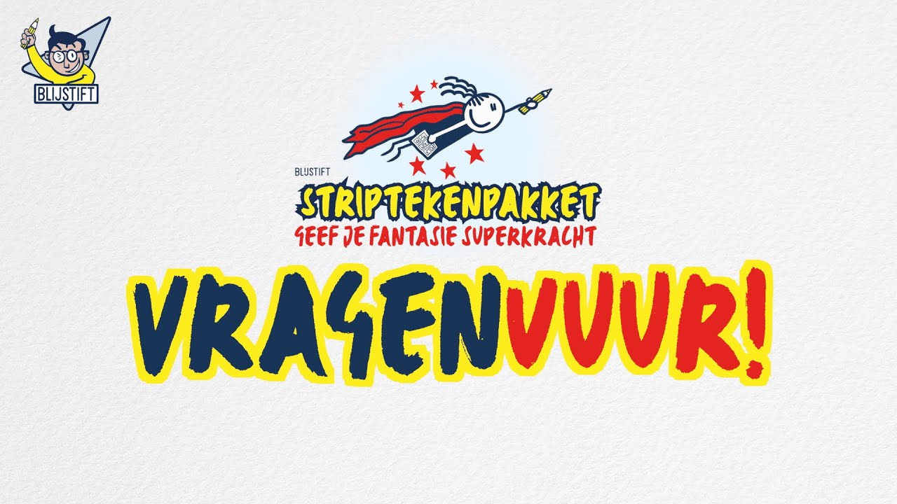 Vragenvuur! - Striptekenen met Blijstift