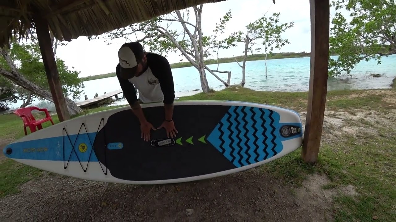 PROBANDO EL PADDEL BOARD INFLABLE BODY GLOBE.