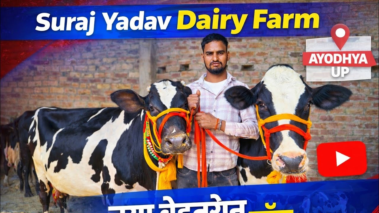 कुछ बेहतरीन गायों का लॉट,Suraj Yadav Dairy Farm Ayodhya Up 
