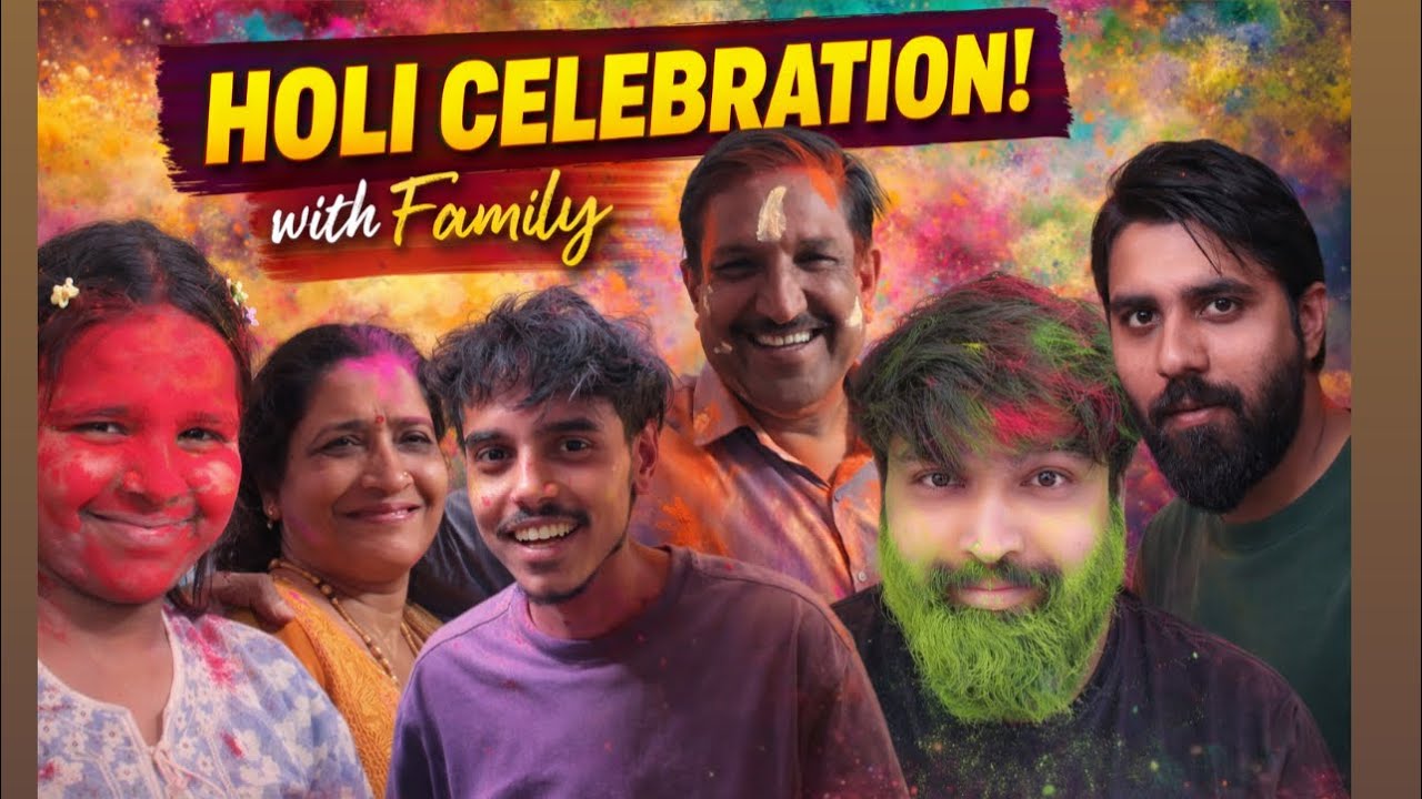 Mannat Ki First Holi😍 Fun Time With Family❤️ #trending