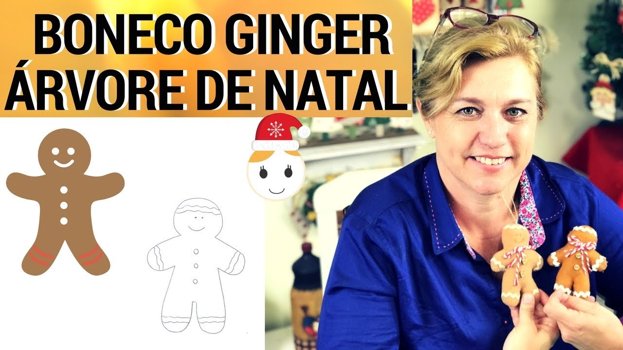 BONECO GINGER PASSO A PASSO COM MOLDE COSTURA TECIDO FÁCIL DRICA TV