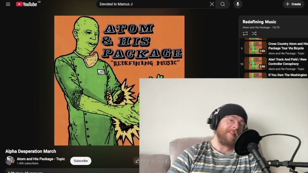 Atom & His Package - Alpha Desperation March REACTION