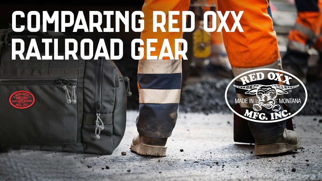 Comparing Red Oxx Railroad Gear Grip vs Rail Runner Rucksack vs Rail King Rucksack
