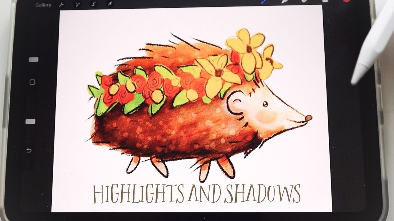 How to Add Light and Shadows to Your Illustration in Procreate