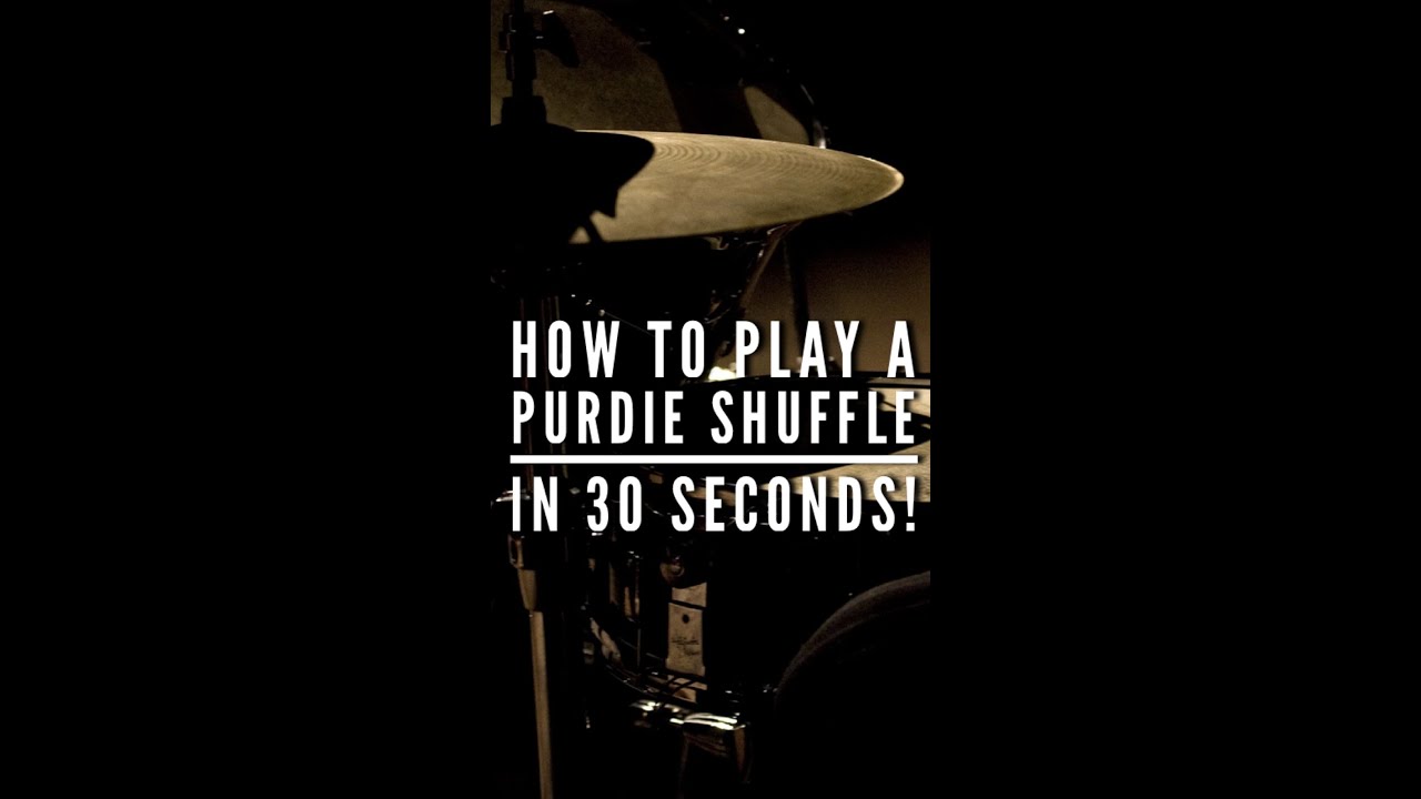 How to Play A Purdie Shuffle In 30 Seconds! #Shorts