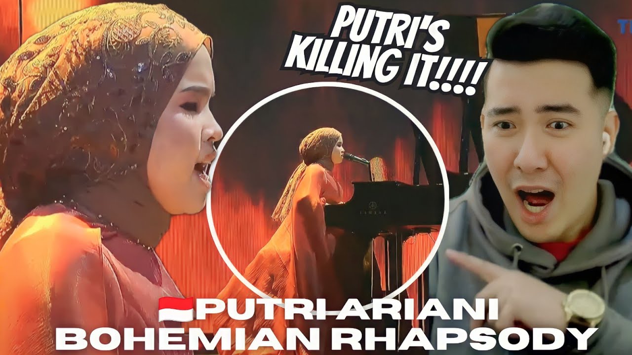 [REACTION] 🇮🇩  Putri Ariani X Choirs - Bohemian Rhapsody cover Queen (HUT TRANSMEDIA 22 LIVE)