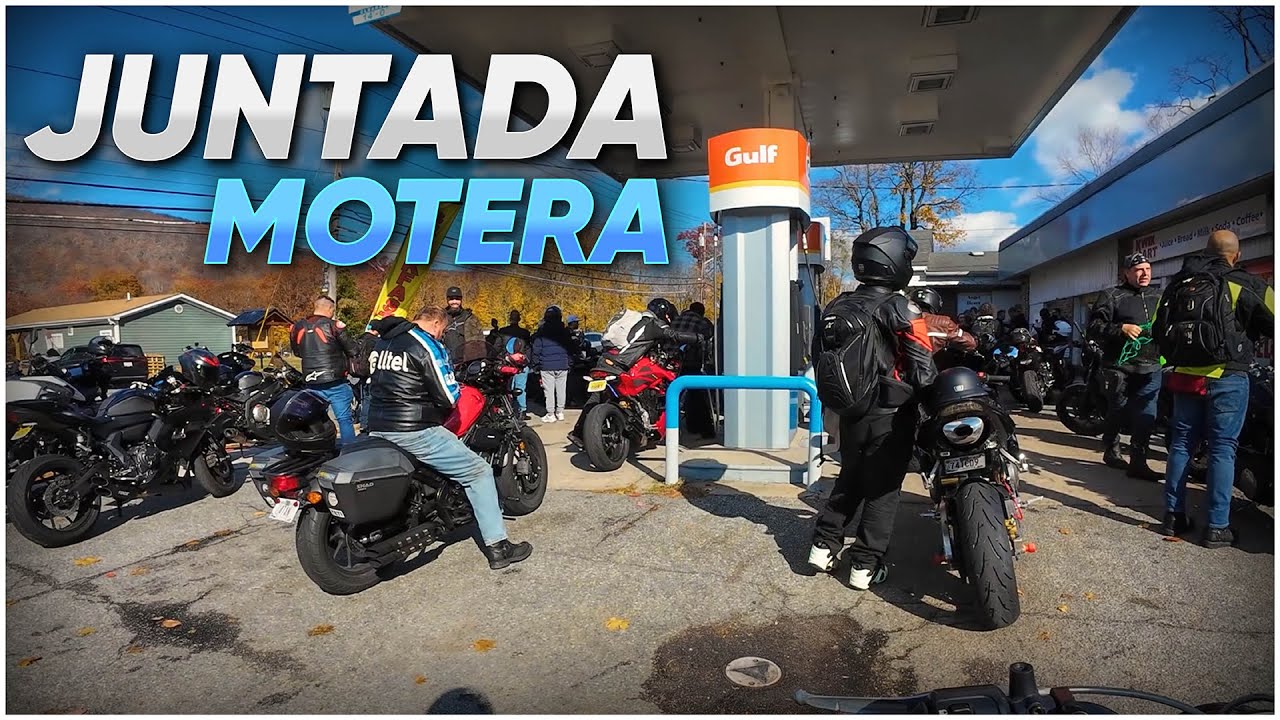 🔥 Rodada Motera ÉPICA a Hawks Nest, New York | Motovlog en Grupo 🏍️