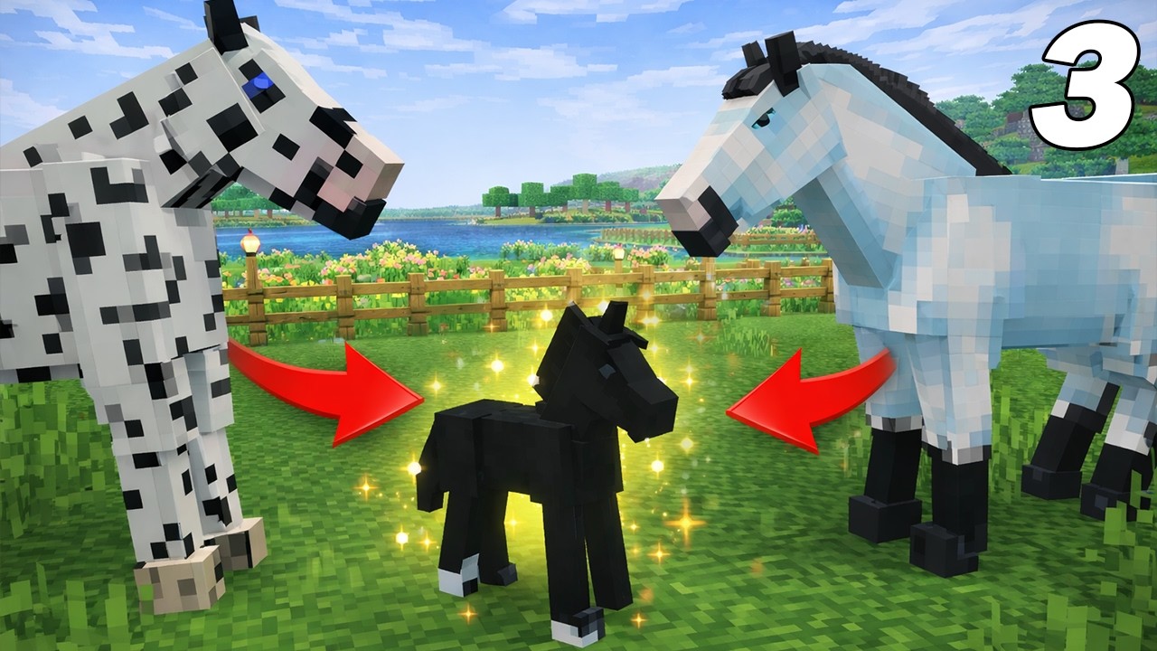 J'ai mes premiers bébés poulains ! Ranch Simulator Minecraft 3
