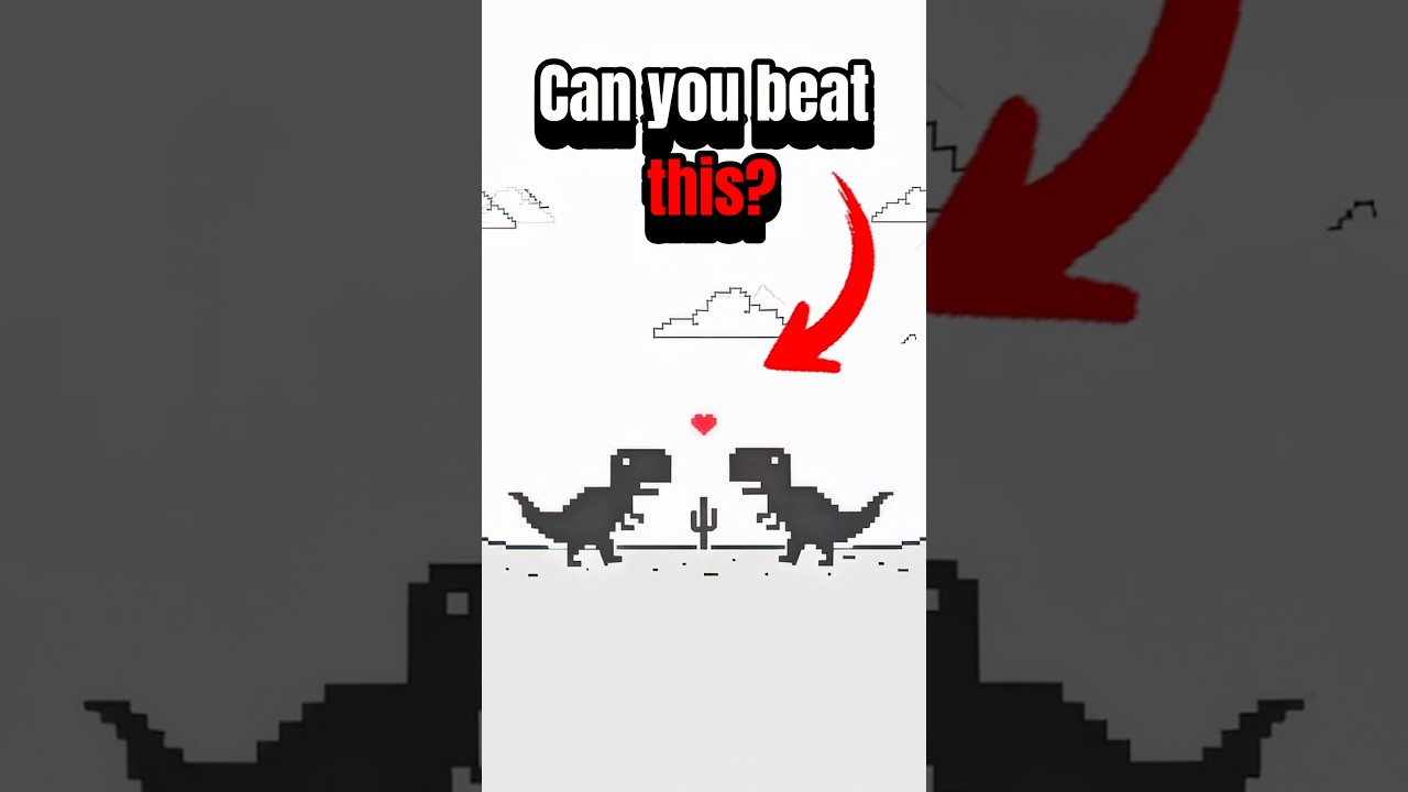 Сможете ли вы пройти игру про динозавров? 😳