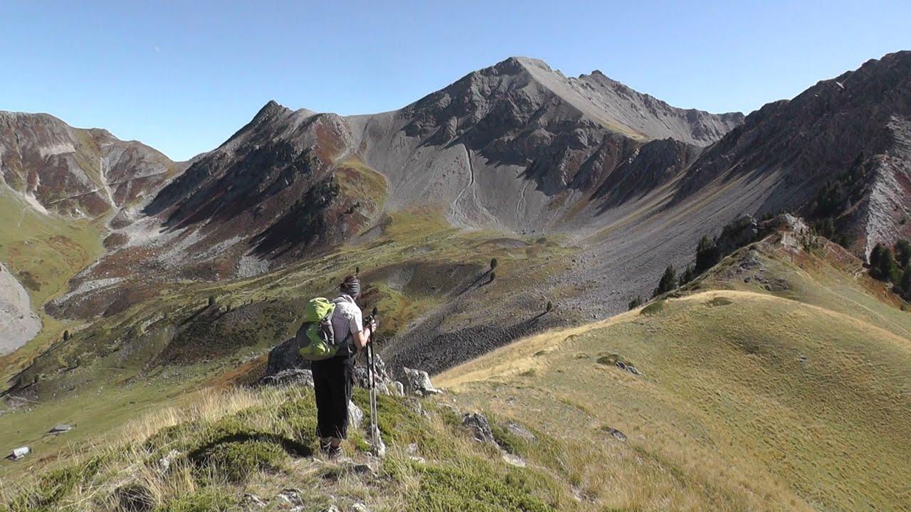 Randonnée de la crête des Brusas  près de Briançon