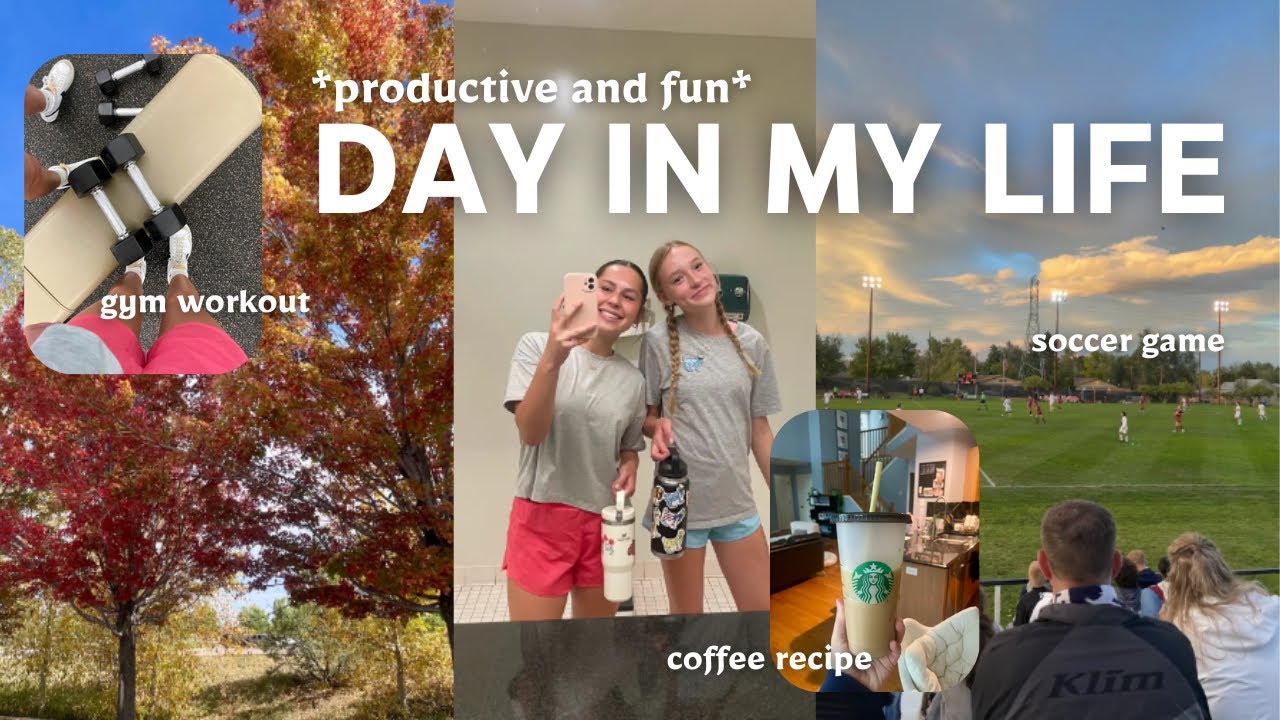 FALL DIML VLOG!! *productive and fun* | gym, friends, soccer game, geocaching and more!