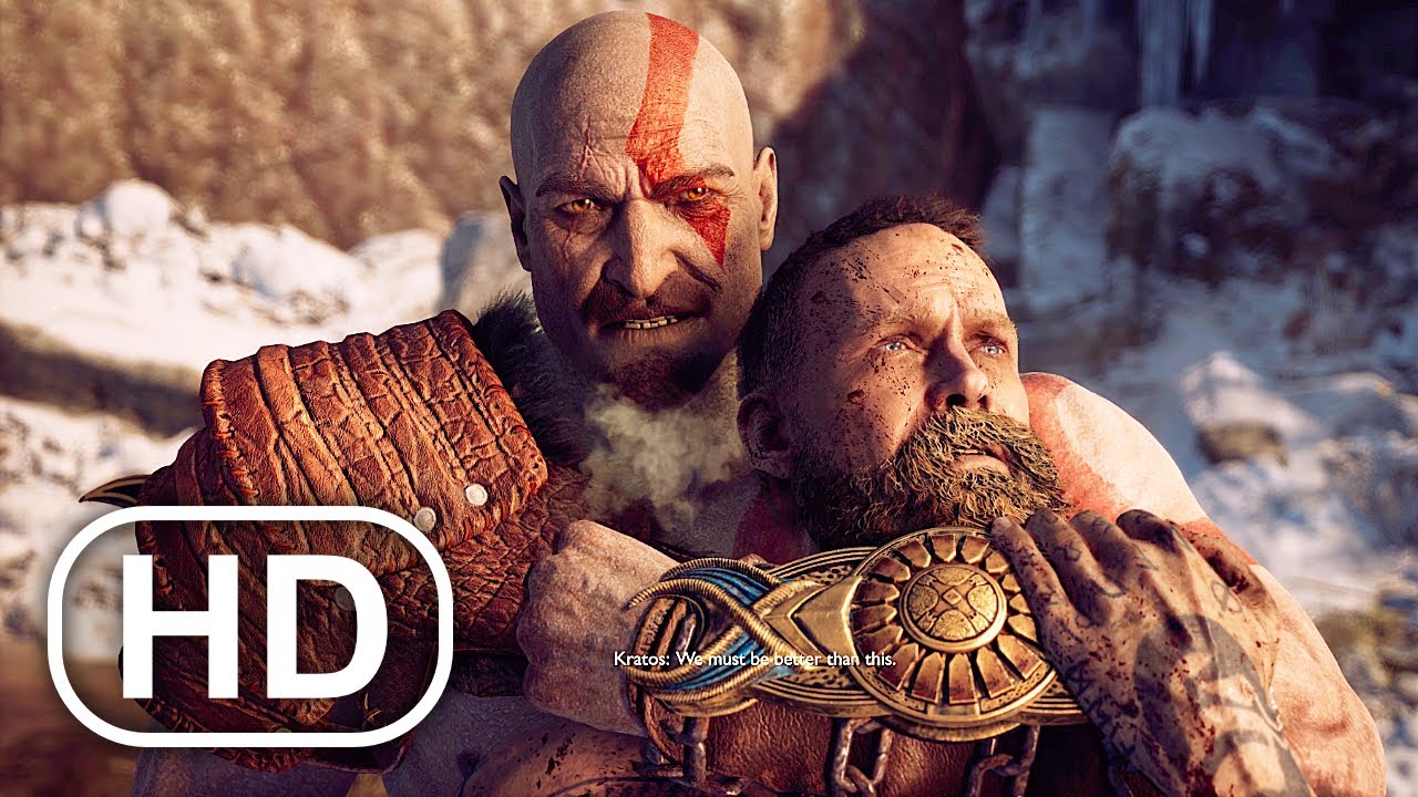 GOD OF WAR Beardless Kratos Vs Baldur Final Boss Fight Gameplay 4K ULTRA HD