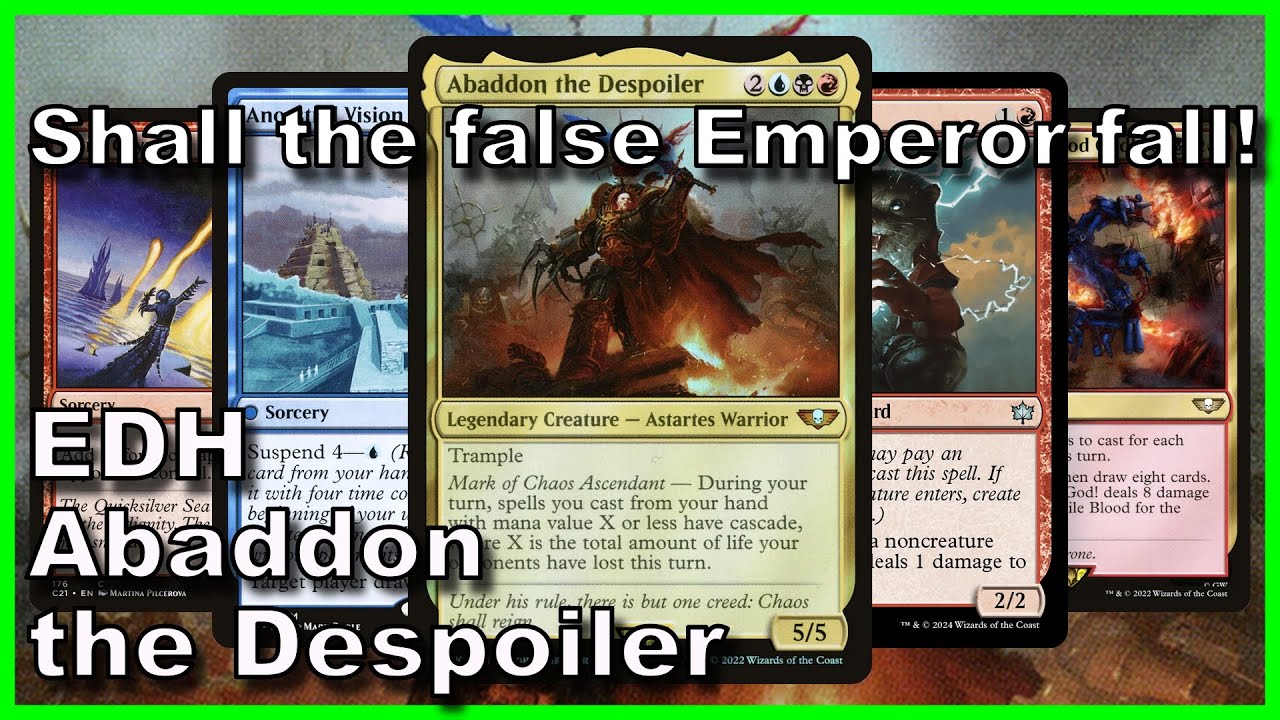 Абаддон Разоритель: технология колоды EDH | Magic the Gathering