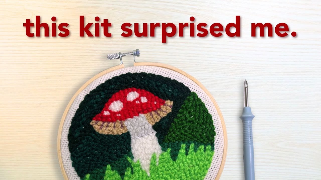 trying another cheap punch needle kit so you don’t have to ↓