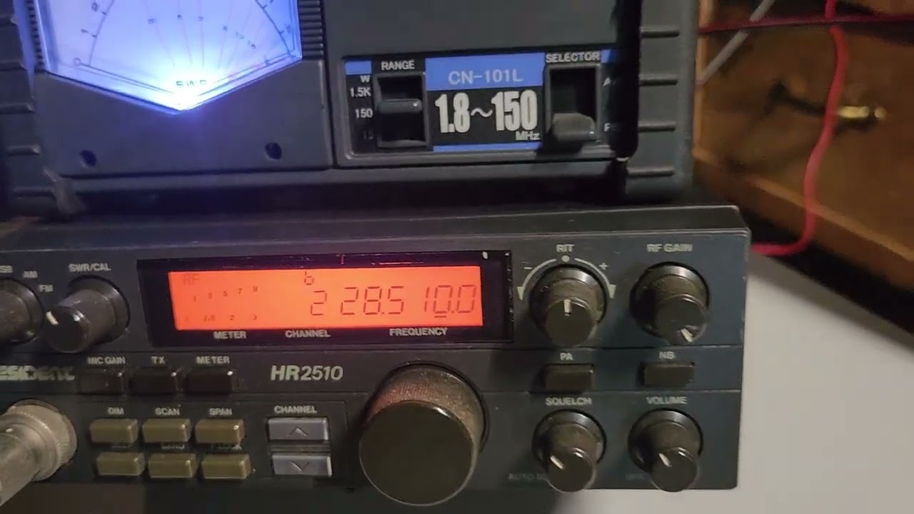 Made Contact with Japan Staion. 30 watts Operating My President HR2510! 10 Meter