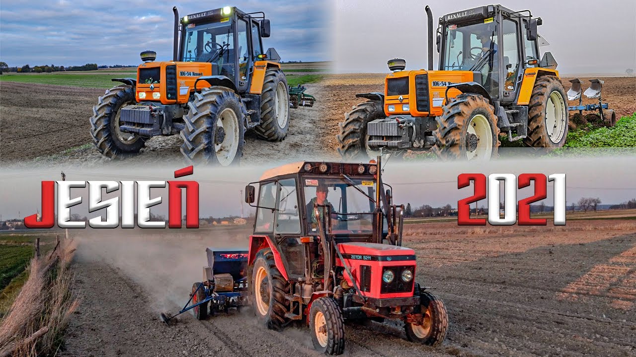 ✩ Jesień w polu 2021 ✩ Renault 106.54, Zetor 5211 ✩