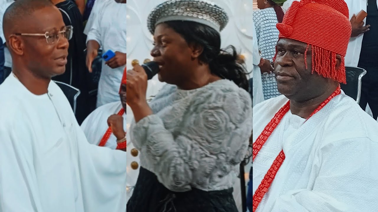 YINKA ALASEYORI,OBA OSOLO ,AND HON.BAYO OLASOJU CELEBRATE RE ELECTED AS CHAIRMAN ISOLO LOCAL GOV.