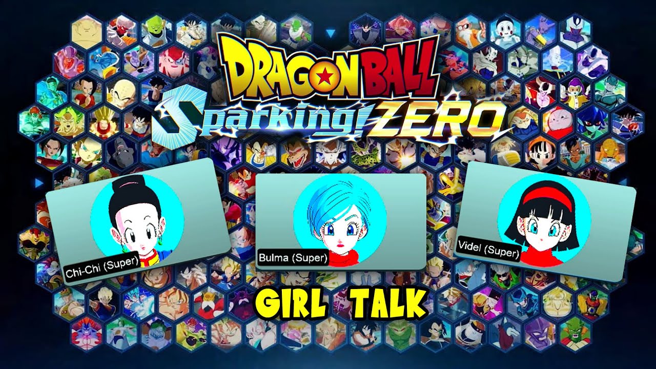 Dragon Ball Sparking Zero Encyclopedia - All Girl Talk [4k HDR 60fps]