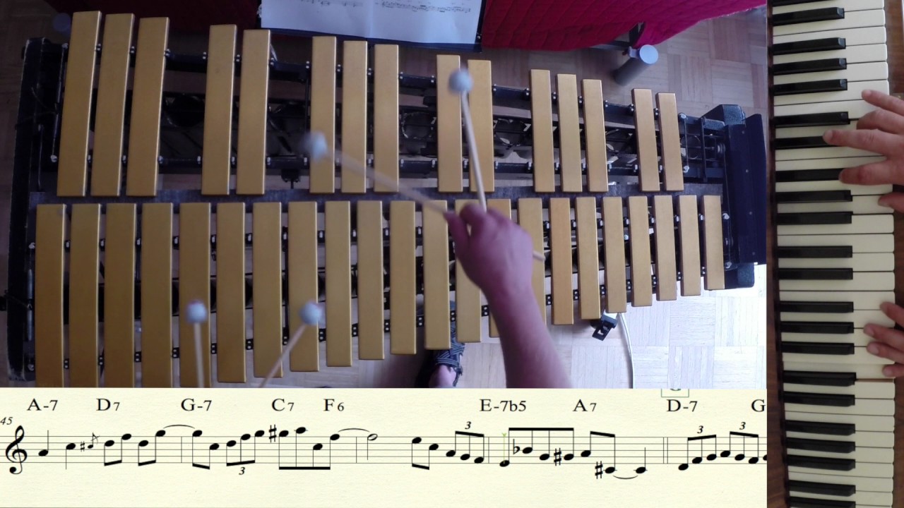 Jazz Vibraphone Etude: Georgia On My Mind (Hoagy Carmichael)