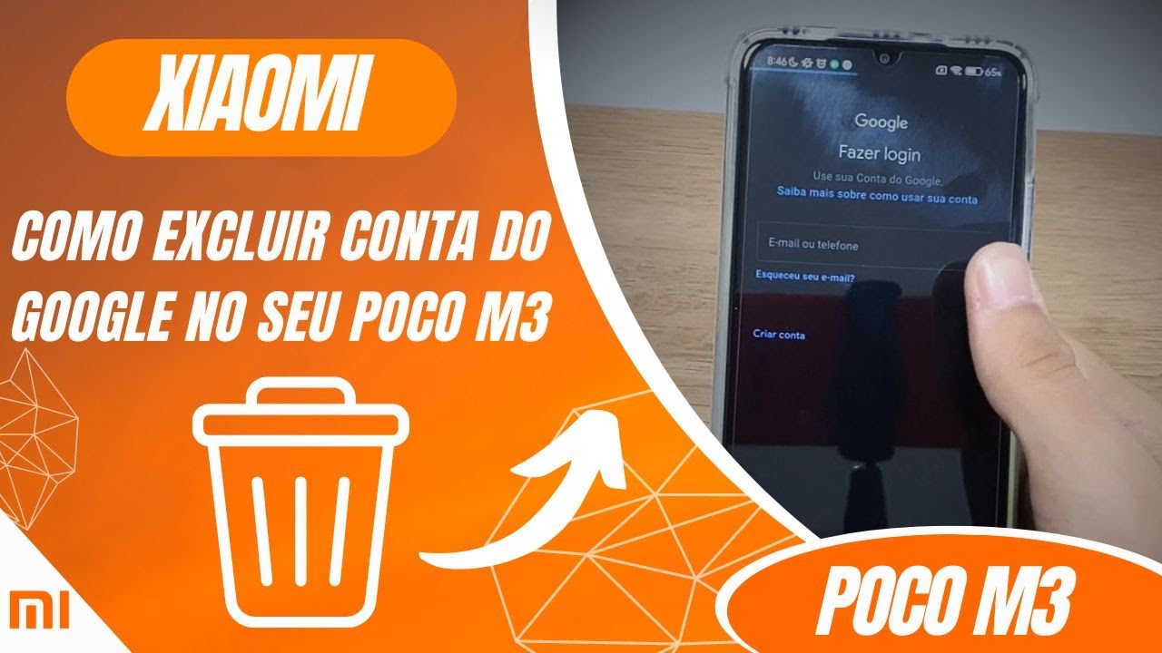 Como excluir conta do Google no seu Poco M3 - Passo a passo