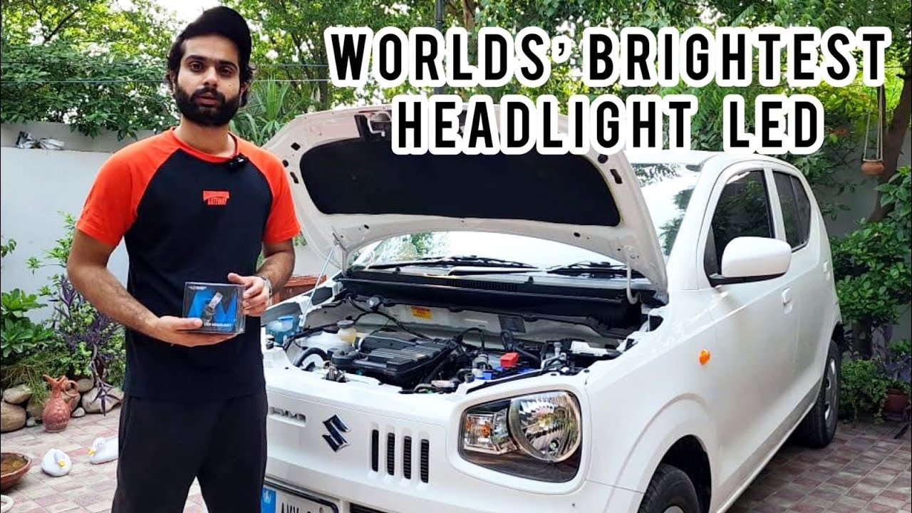 Novsight N37 LED Review & Installation in Suzuki Alto || Brightest LED