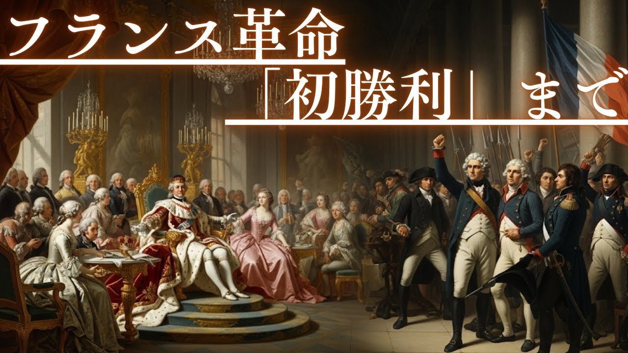 【フランス革命】絶対王政から共和国樹立へ