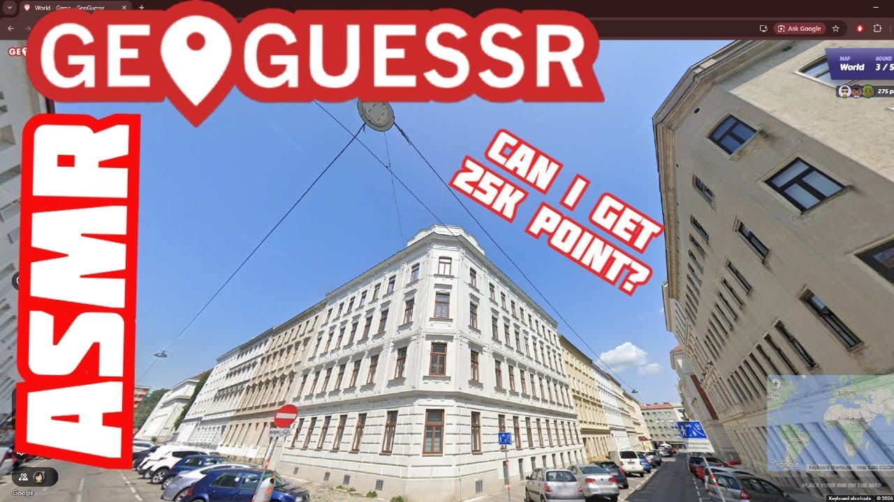 Can I get 25k point in geo guesser?(ASMR)
