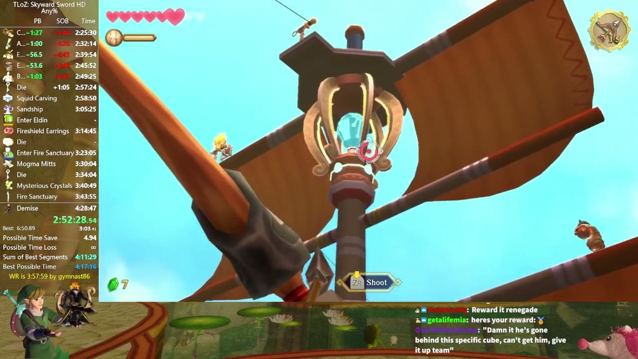 2023-12-07 SSHD any% speedrun because I CAN beat Demise 10x in a row (pt 2)