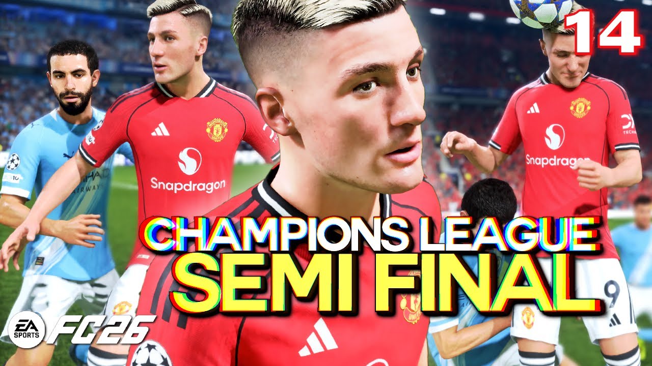 FC26 MAN UNITED CAREER MODE #14 - UNBEATEN RUN OVER + UCL SEMI FINAL...