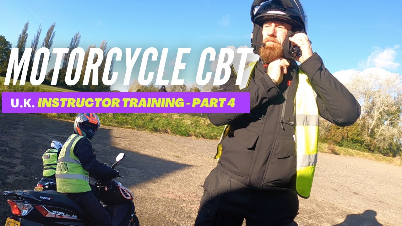 How A Motorcycle CBT Instructor trains, I have an Experienced Student day Part 4