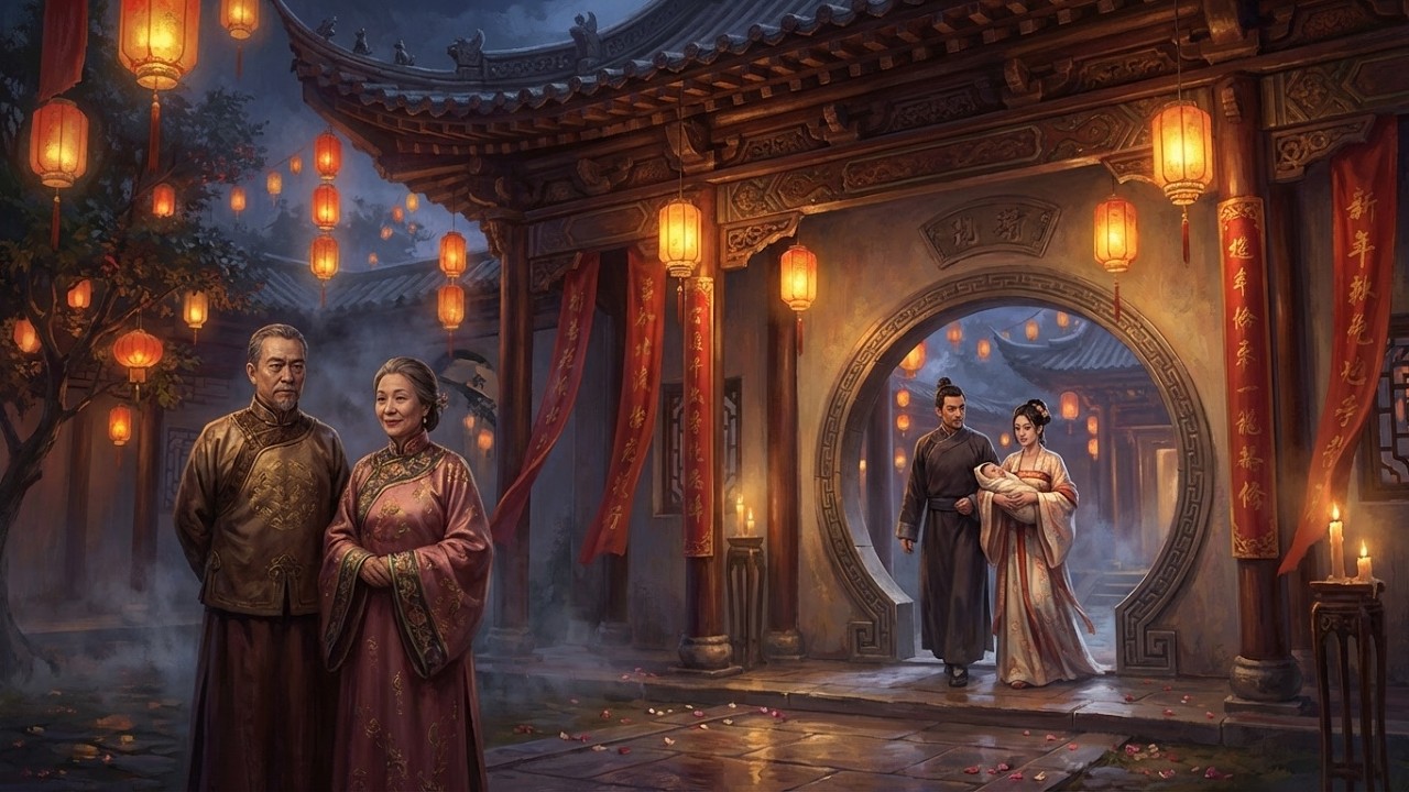 En el cumpleaños de nuestro hijo, él entró con una mujer que sostenía a un bebé. “Voy a..|AI Ficción