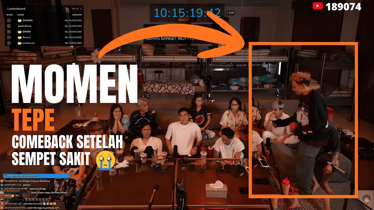 Akhirnya mas phey comeback setelah sempet sakit