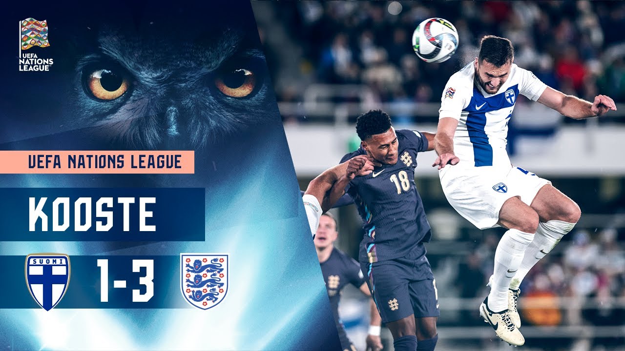 Huuhkajat Highlights (11 min.) | Suomi–Englanti 1–3 | UEFA Nations League | 13.10.2024