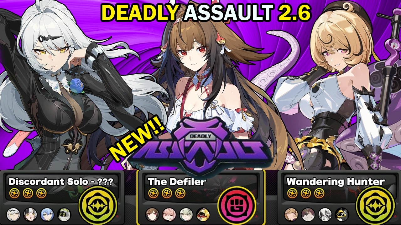 NEW Deadly Assault! | Yixuan, Ye Shunguang & Yidhari! | 9 Star Clear | Zenless Zone Zero ZZZ 2.6