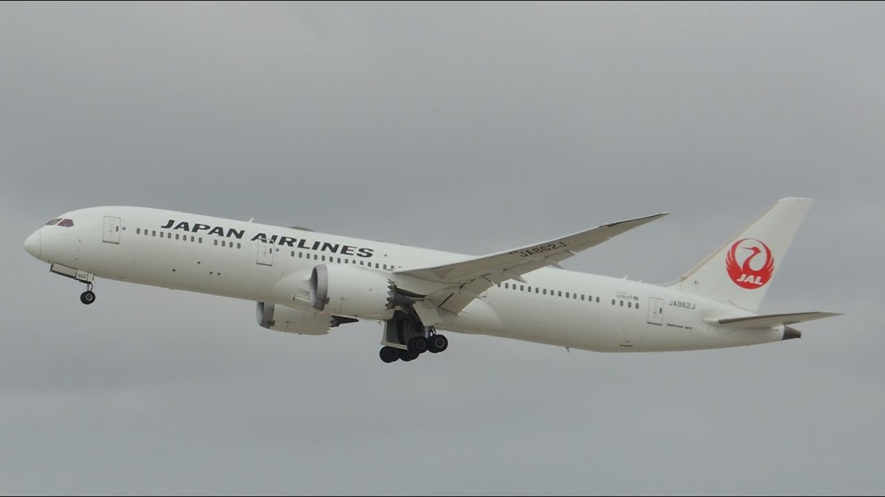 Japan Airlines Boeing 787-9 [JA862J] takeoff from LAX
