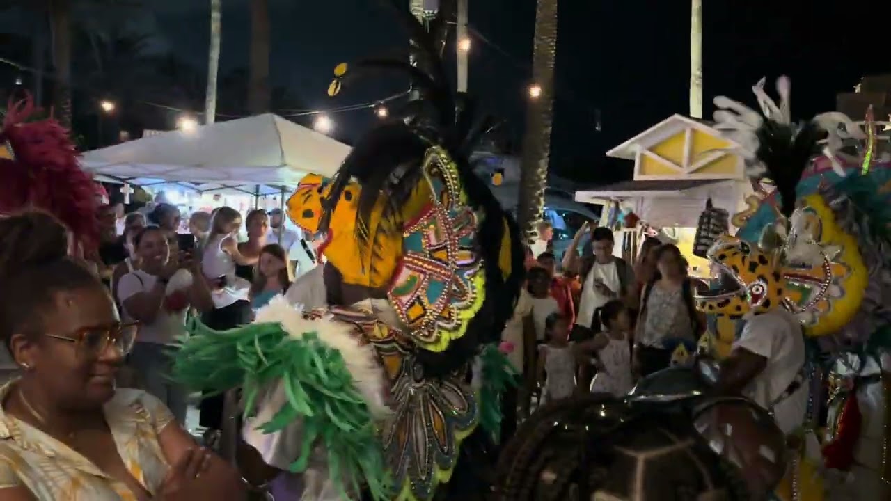 Junkanoo parade @ Marina Village on Atlantis Paradise Island in Nassau Bahamas on 7/5/24