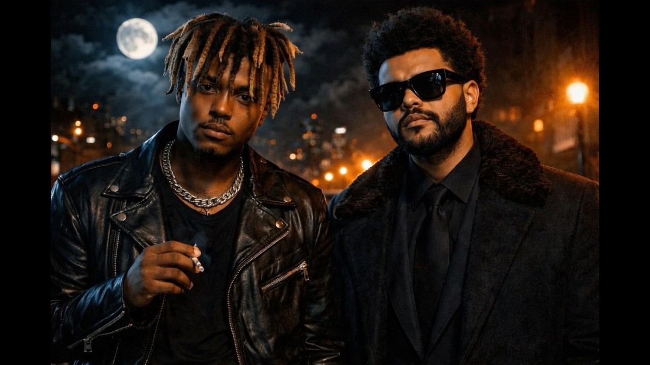 Juice Wrld ft. The Weeknd- Hold on Through the Night ( Lyrics Video)