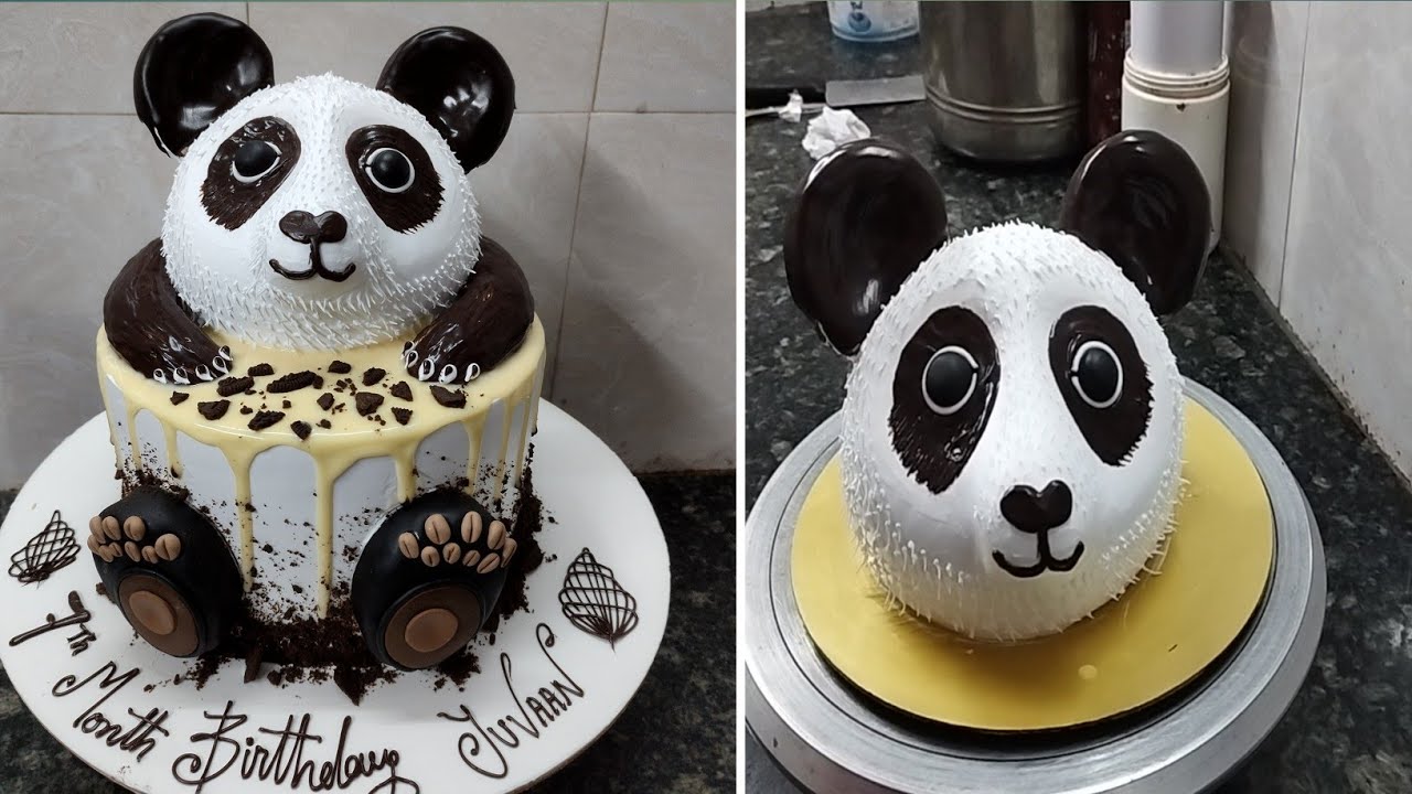 Panda Cake Recipe |Panda Cake Design |Panda Birthday Cake |Panda Cake Kaisha Bana Hai Comment kare