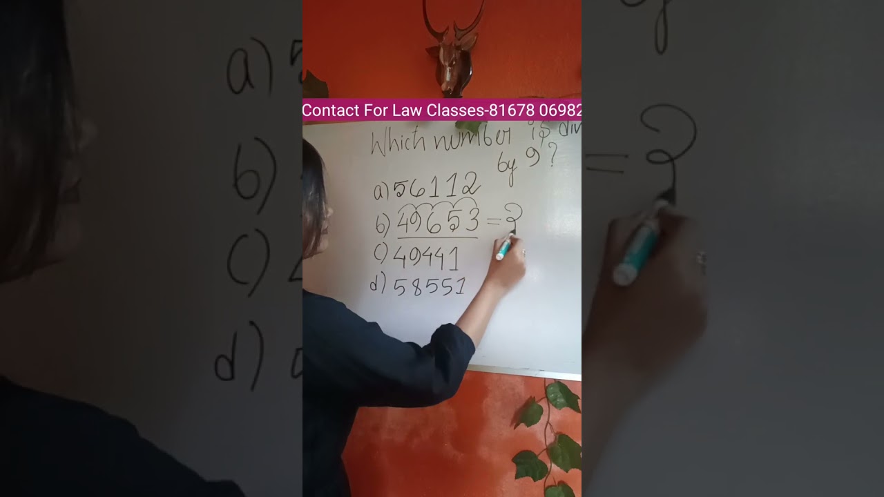 Math Problem Law Entrance