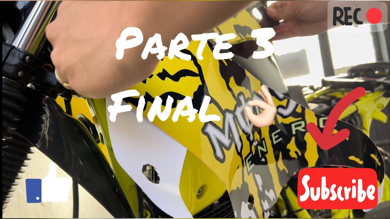 Proyecto Dm 200 Enduro parte 3 (Final, vinil y puños) || chcn Life