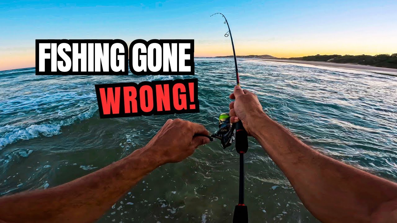 Fishing Gone Wrong, My Dog Got Hooked at the Beach