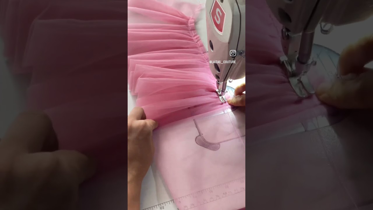 Tulle Ruffles #sew.motivated  #sewingtechniques #patterns #sewingpatterns #sewngo #explore