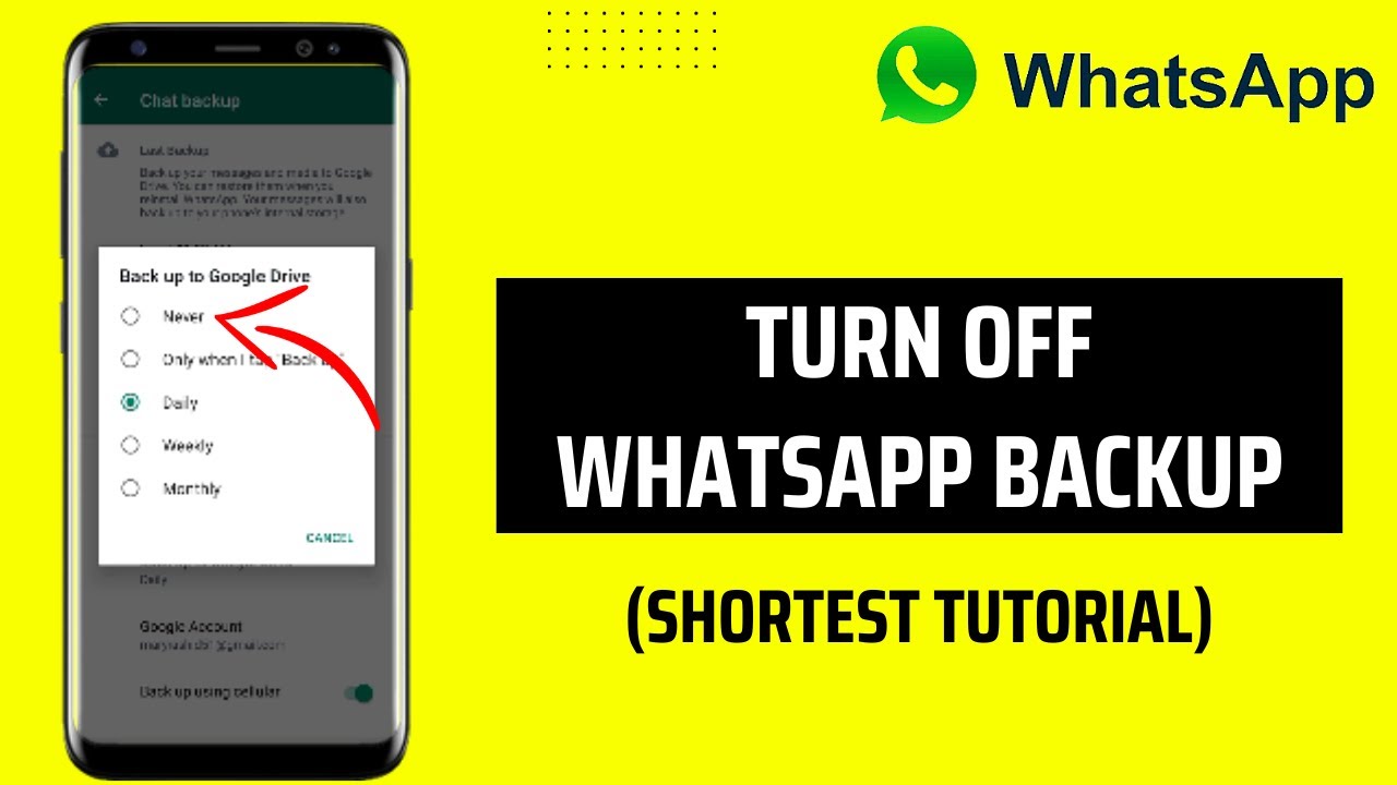 How to Turn Off Backup on WhatsApp | How To Tutor